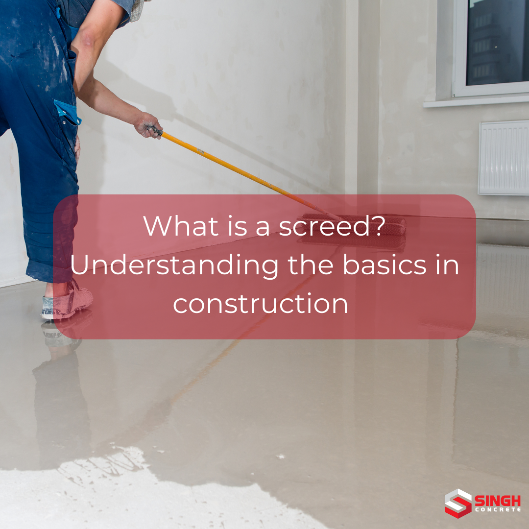 what is a screed?